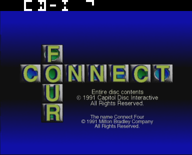 Connect Four Title Screen